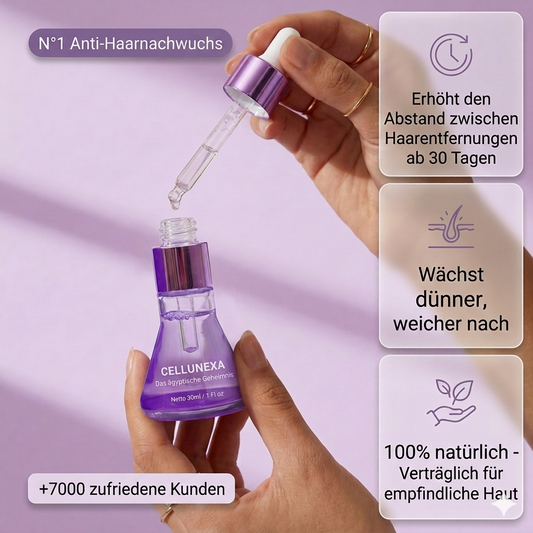 Cellunexa™ HaarStopp Öl — Cyperus Rotundus Hautserum